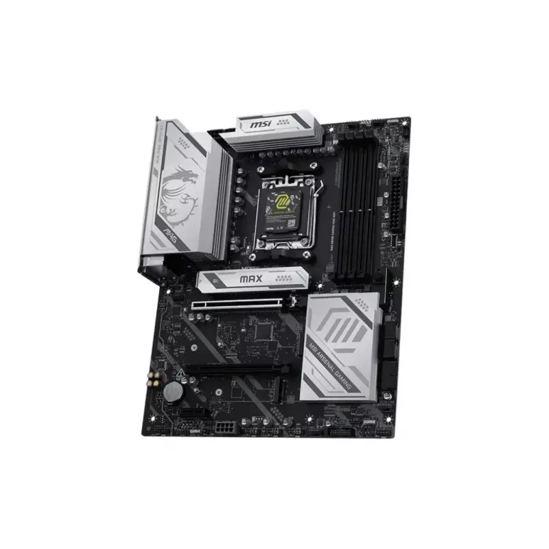 Placa base MSI MAG X870E GAMING MAX WIFI — AMD X870E, socket AM5, DDR5, 4 DIMM, ATX, Wi-Fi 7, 5Gb LAN