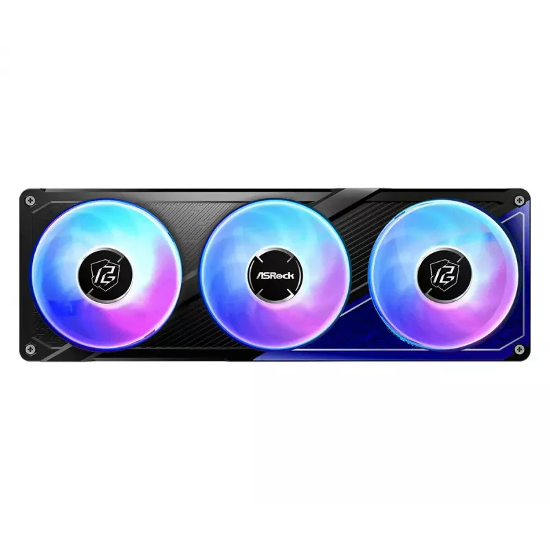 Kit de refrigeración líquida ASRock Phantom Gaming 360 LCD — ventilador de 120 mm, LGA1700/AM5/AM4, negro