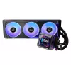 Kit de refrigeración líquida ASRock Phantom Gaming 360 LCD — ventilador de 120 mm, LGA1700/AM5/AM4, negro