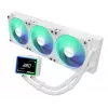 ASROCK Challenger 360 Digital ARGB White — refrigeración líquida para CPU de 360mm, iluminación ARGB digital, acabado blanco