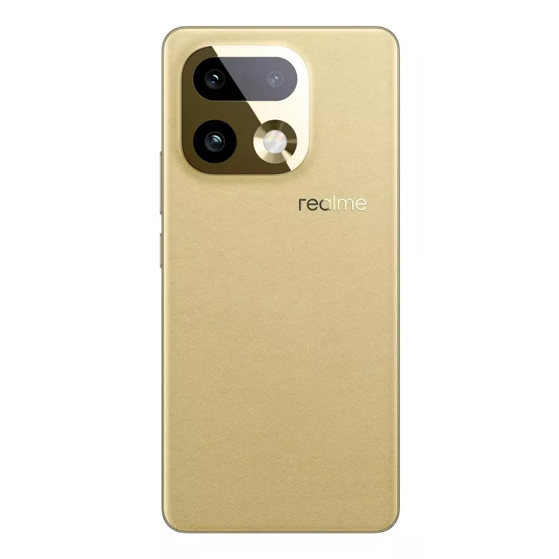 Smartphone REALME realme 16 Pro+ — 6,8 inch (17,3 cm) 1280×2800, Snapdragon 7 Gen 4, 12 GB RAM, 512 GB, 200 MP, 7000 mAh, dorado