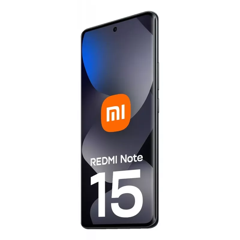 Smartphone Xiaomi Redmi Note 15 — 6,77 inch (17,2 cm), Helio G100 Ultra 2 GHz, 8 GB RAM, 256 GB, 108 MP cámara triple, 6000 mAh, negro