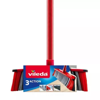 Escoba VILEDA Indoor cerdas duras, tecnopolímero, mango de 1300 mm, cabezal de 280×60 mm