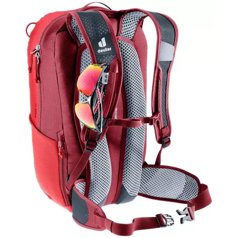 Mochila de día DEUTER Race 16 — mochila de día, capacidad 16 L, cherry