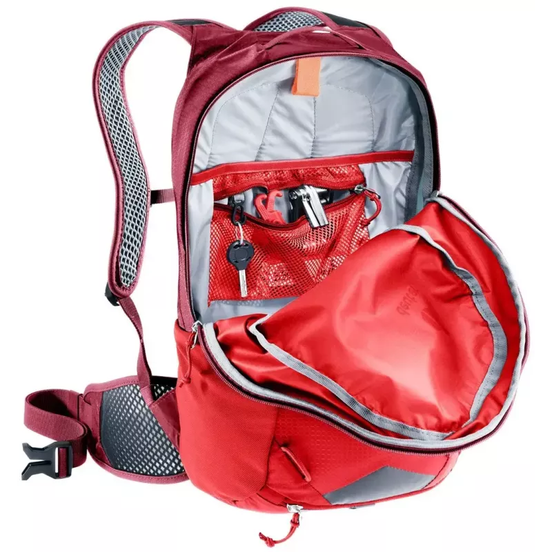 Mochila de día DEUTER Race 16 — mochila de día, capacidad 16 L, cherry