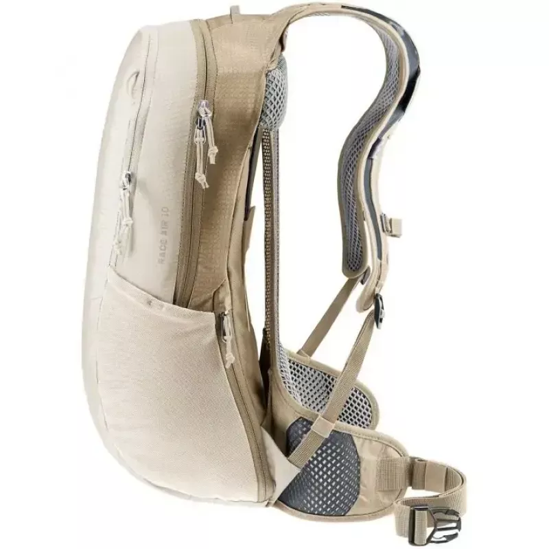 Mochila de bicicleta DEUTER Race Air 10 — mochila ligera de bicicleta de 10 litros, alu/Graustone