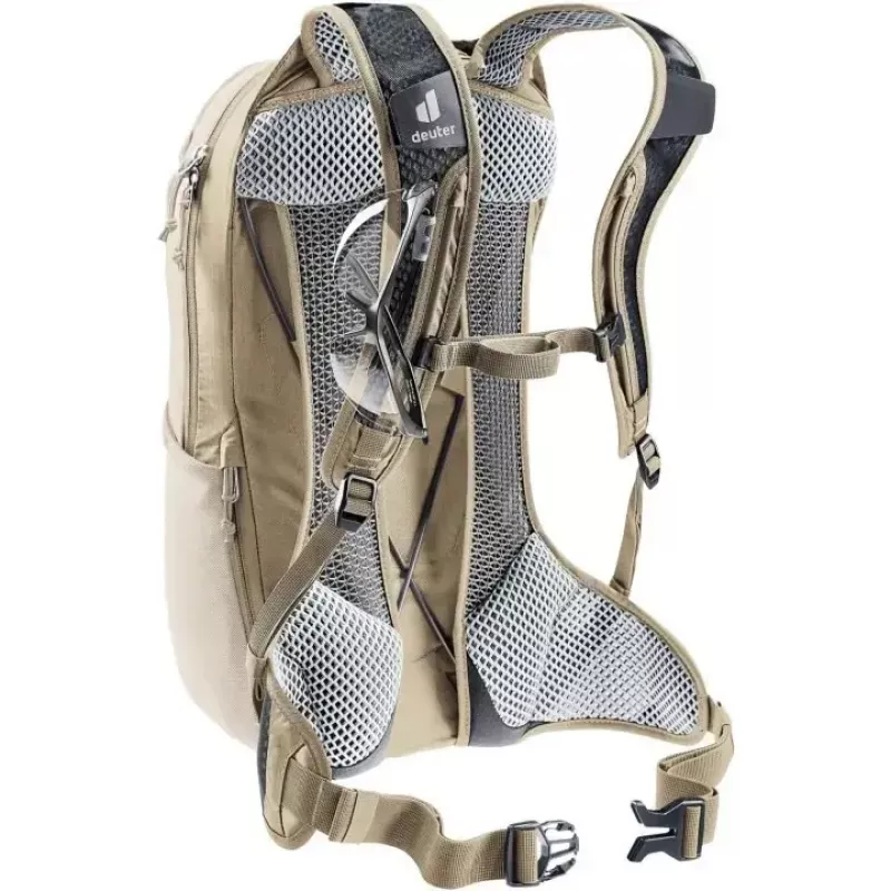 Mochila de bicicleta DEUTER Race Air 10 — mochila ligera de bicicleta de 10 litros, alu/Graustone