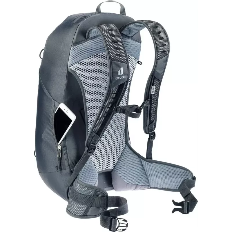 Mochila DEUTER AC Lite 25 EL negra — mochila de día ventilada, capacidad 25 l