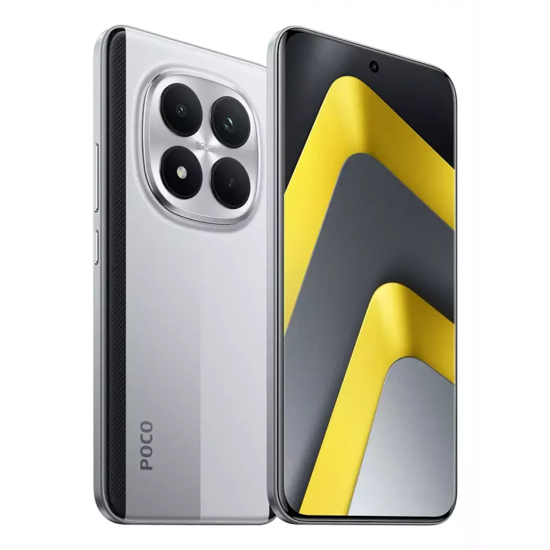 Smartphone POCO M8 Pro 5G — pantalla de 17,4 cm (6,83 pulgadas), Snapdragon 7s Gen 4, 8 GB RAM, 256 GB, 6500 mAh, plateado
