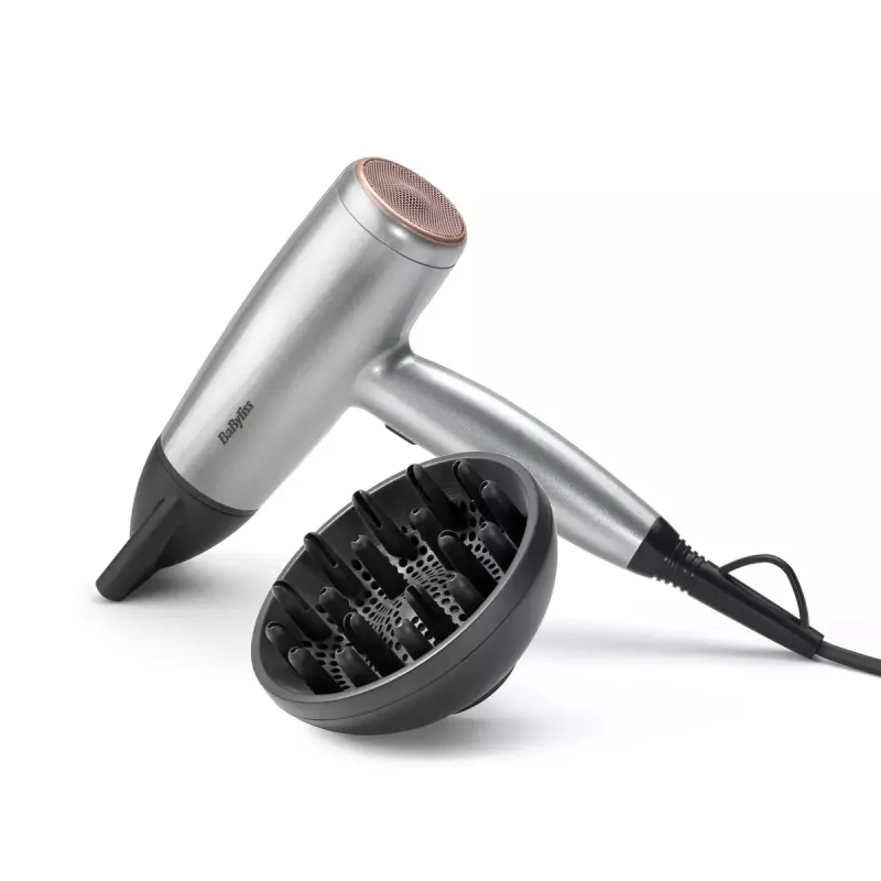 Secador de pelo BaByliss Cosmos D580DE 2100 W Satin Steel motor DC