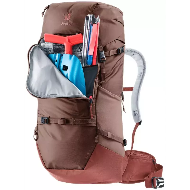 Mochila DEUTER Rise 32+ SL mujer – 32 L, corte SL, raisin/caspia