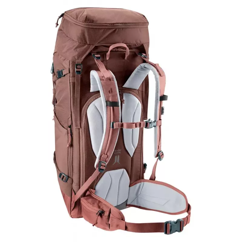 Mochila DEUTER Rise 32+ SL mujer – 32 L, corte SL, raisin/caspia