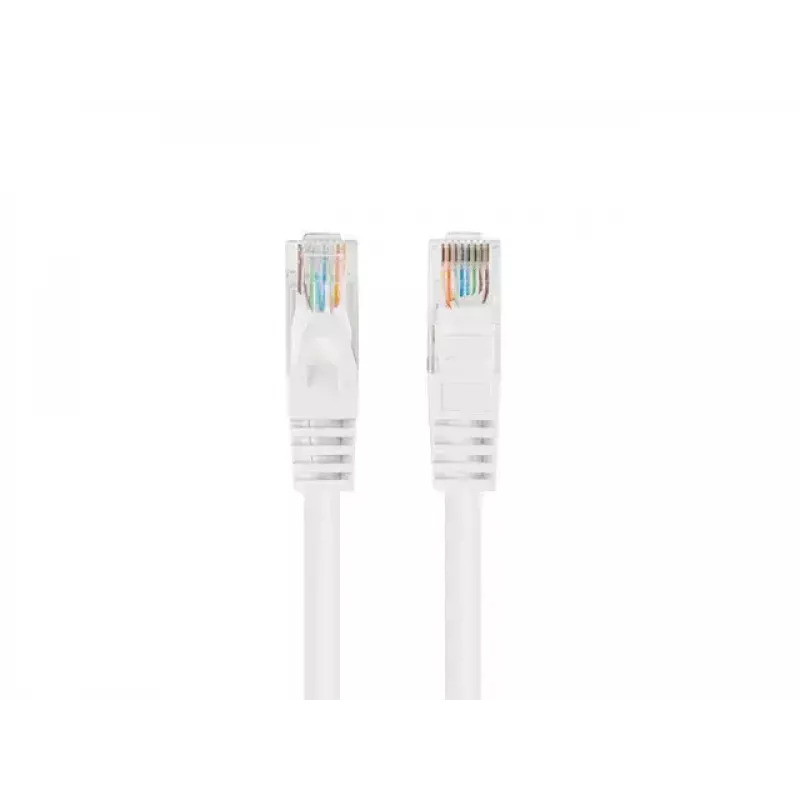 Lanberg PCU6-20CC-0200-W cable de conexión Cat6 U/UTP, 2 m, blanco, pack de 10