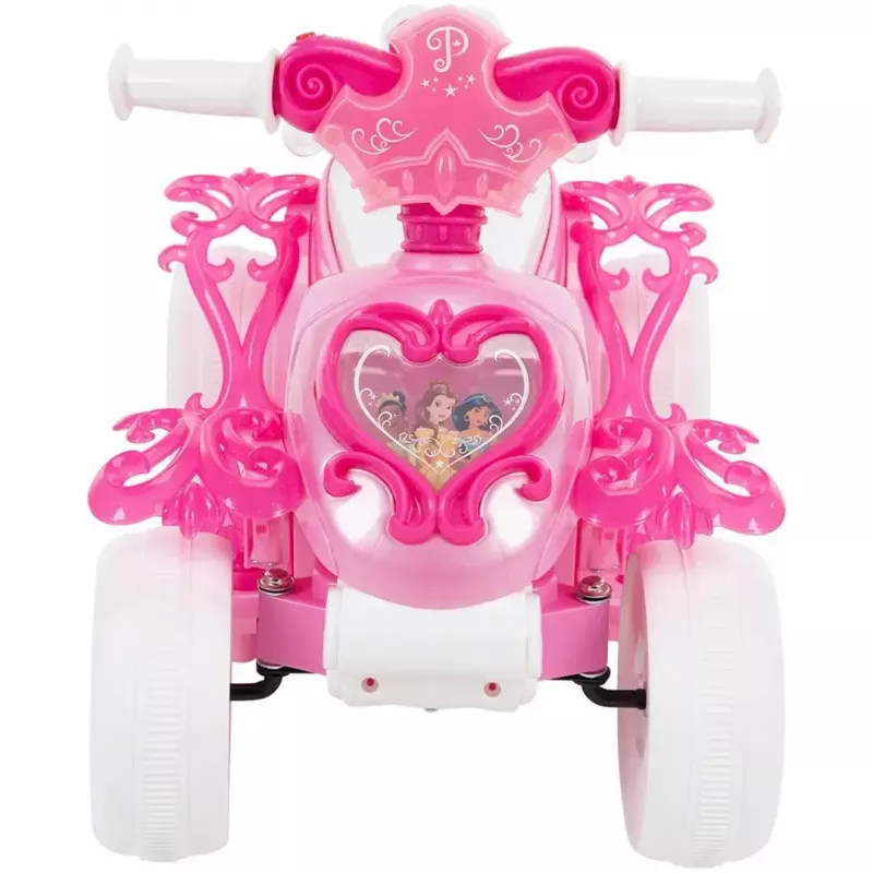 Quad eléctrico infantil con asiento HUFFY 19055W batería de 6V rosa