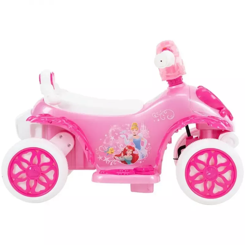 Quad eléctrico infantil con asiento HUFFY 19055W batería de 6V rosa