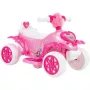 Quad eléctrico infantil con asiento HUFFY 19055W batería de 6V rosa