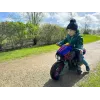 Moto eléctrica con asiento HUFFY 17345W — vehículo infantil a batería de 6V