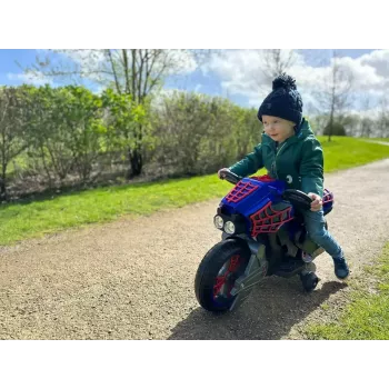 Moto eléctrica con asiento HUFFY 17345W — vehículo infantil a batería de 6V