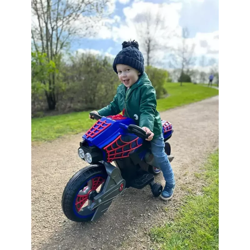 Moto eléctrica con asiento HUFFY 17345W — vehículo infantil a batería de 6V
