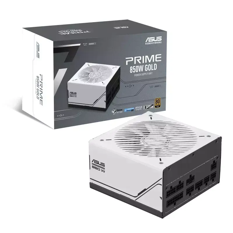 ASUS Prime 850W Gold ( AP-850G ) fuente de alimentación 20+4-pin ATX ATX negro, blanco