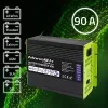 Cargador de baterías QOLTEC 51919 90A 12V para LiFePO4 AGM GEL SLA