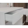 Escritorio top e shop MARINA 2S, blanco, aglomerado, 810×500×800 mm, 2 cajones, tablero laminado