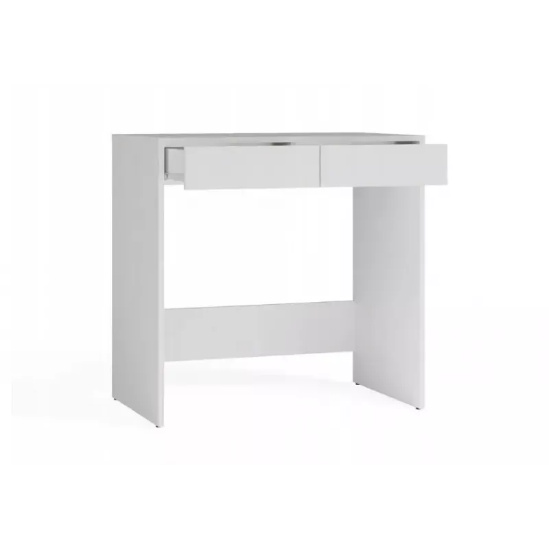 Escritorio top e shop MARINA 2S, blanco, aglomerado, 810×500×800 mm, 2 cajones, tablero laminado
