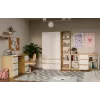 Cómoda top e shop ARTISAN 2 puertas 3 cajones, 1200×400×750 mm, blanca, tablero de partículas
