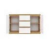 Cómoda top e shop ARTISAN 2 puertas 3 cajones, 1200×400×750 mm, blanca, tablero de partículas