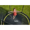 Trampolín redondo sobre suelo Salta 5074A — para exterior, 48 muelles, 3 patas, red de seguridad, carga máx. 100 kg
