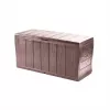 Caja de almacenamiento Keter Sherwood rectangular resina marrón 270L 1170mm