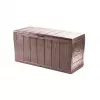 Caja de almacenamiento Keter Sherwood rectangular resina marrón 270L 1170mm
