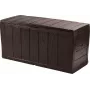 Caja de almacenamiento Keter Sherwood rectangular resina marrón 270L 1170mm