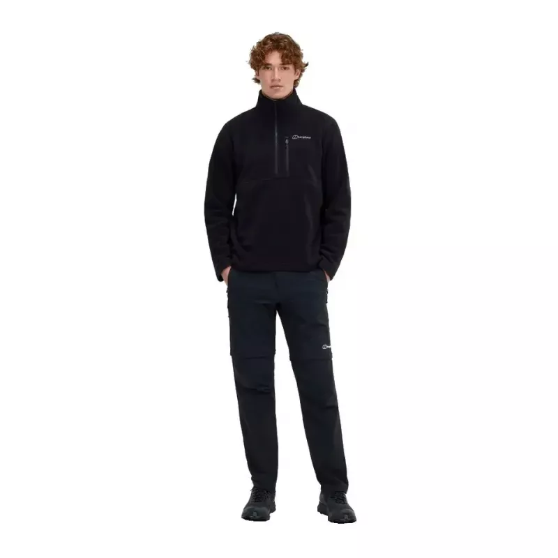 Conjunto sudadera con capucha Berghaus Prism PT HZ y pantalón cubrepantalón Hillwalker, Talla L, negro