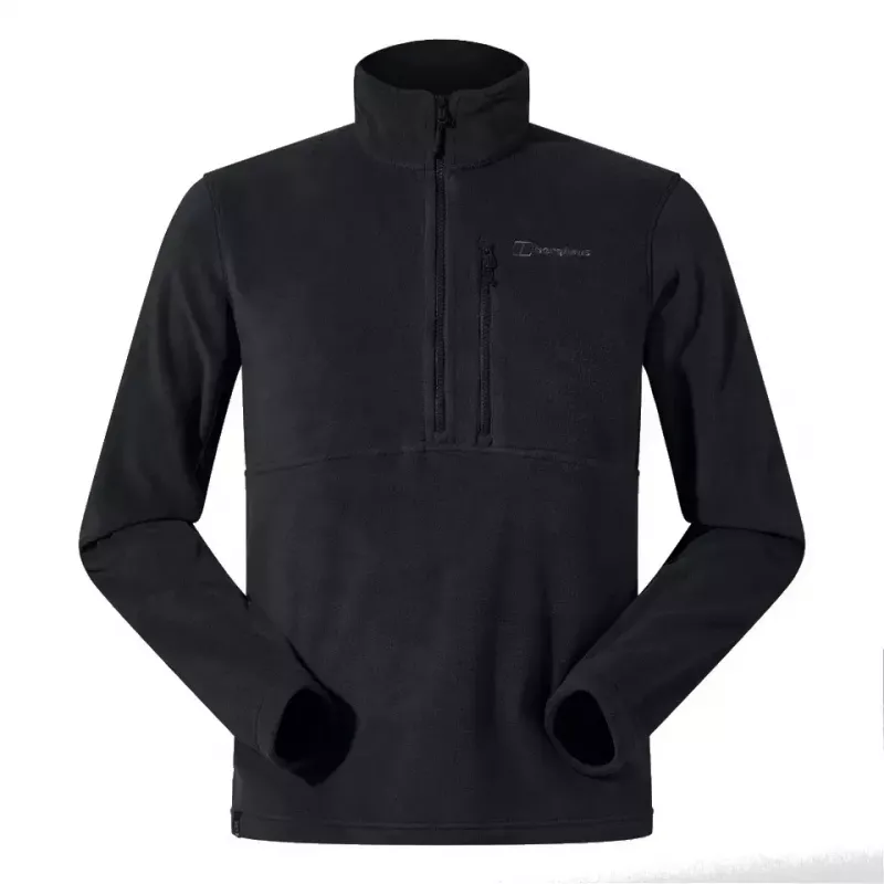 Conjunto sudadera con capucha Berghaus Prism PT HZ y pantalón cubrepantalón Hillwalker, Talla L, negro