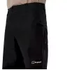 Chaqueta hombre Berghaus Deluge Pro 3.0, Talla M, negro + pantalón cubrepantalón Berghaus Hillwalker, Talla M, negro