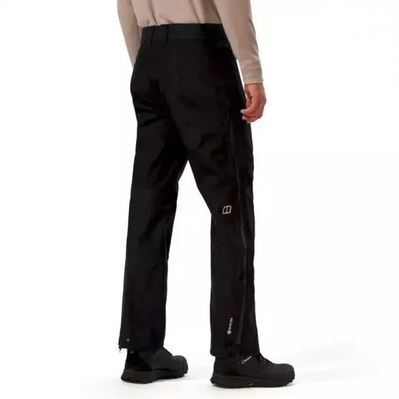 Chaqueta hombre Berghaus Deluge Pro 3.0, Talla M, negro + pantalón cubrepantalón Berghaus Hillwalker, Talla M, negro