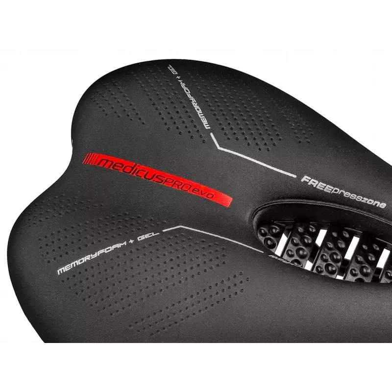 Sillín de bicicleta Wittkop Medicus PROevo 7.0 — Diseño MTB confort ergonómico
