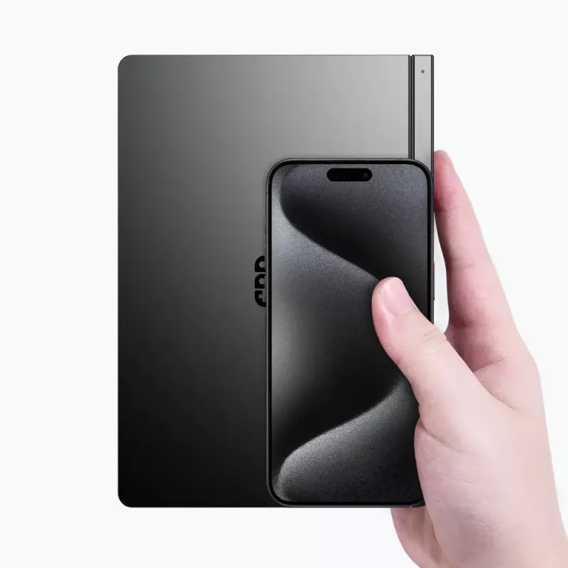 GPD Pocket 4 portátil — AMD Ryzen 7 8840U, 8 inch WQXGA 2560×1600 144Hz táctil, 16GB DDR5, 1TB NVMe, Radeon 780M, Windows 11, LAN, FPR, grafito
