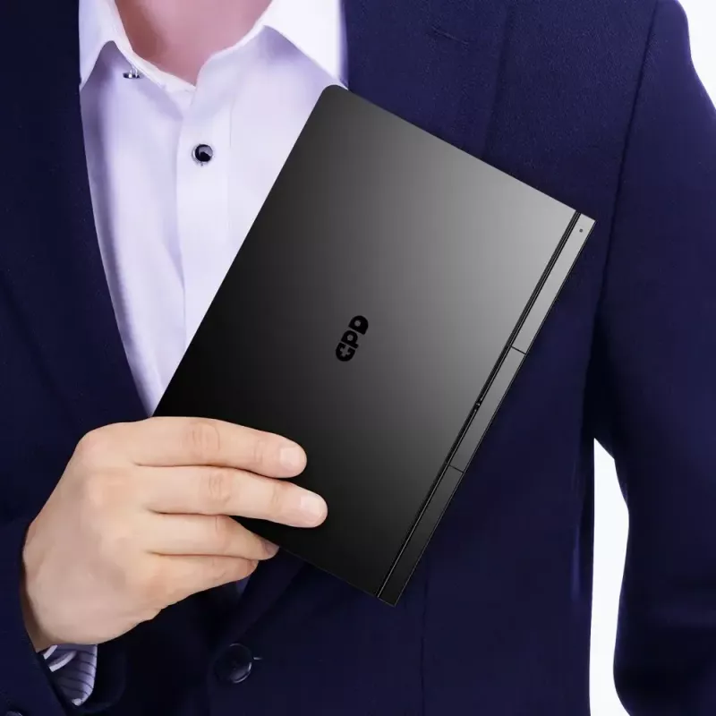 GPD Pocket 4 portátil — AMD Ryzen 7 8840U, 8 inch WQXGA 2560×1600 144Hz táctil, 16GB DDR5, 1TB NVMe, Radeon 780M, Windows 11, LAN, FPR, grafito
