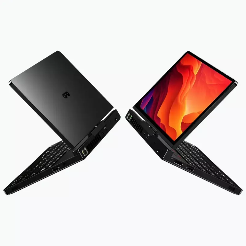 GPD Pocket 4 portátil — AMD Ryzen 7 8840U, 8 inch WQXGA 2560×1600 144Hz táctil, 16GB DDR5, 1TB NVMe, Radeon 780M, Windows 11, LAN, FPR, grafito