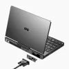 GPD Pocket 4 portátil — AMD Ryzen 7 8840U, 8 inch WQXGA 2560×1600 144Hz táctil, 16GB DDR5, 1TB NVMe, Radeon 780M, Windows 11, LAN, FPR, grafito