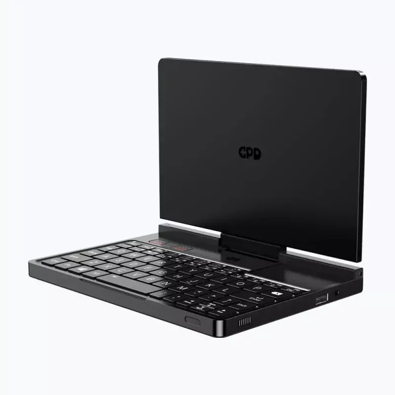 GPD Pocket 4 portátil — AMD Ryzen 7 8840U, 8 inch WQXGA 2560×1600 144Hz táctil, 16GB DDR5, 1TB NVMe, Radeon 780M, Windows 11, LAN, FPR, grafito
