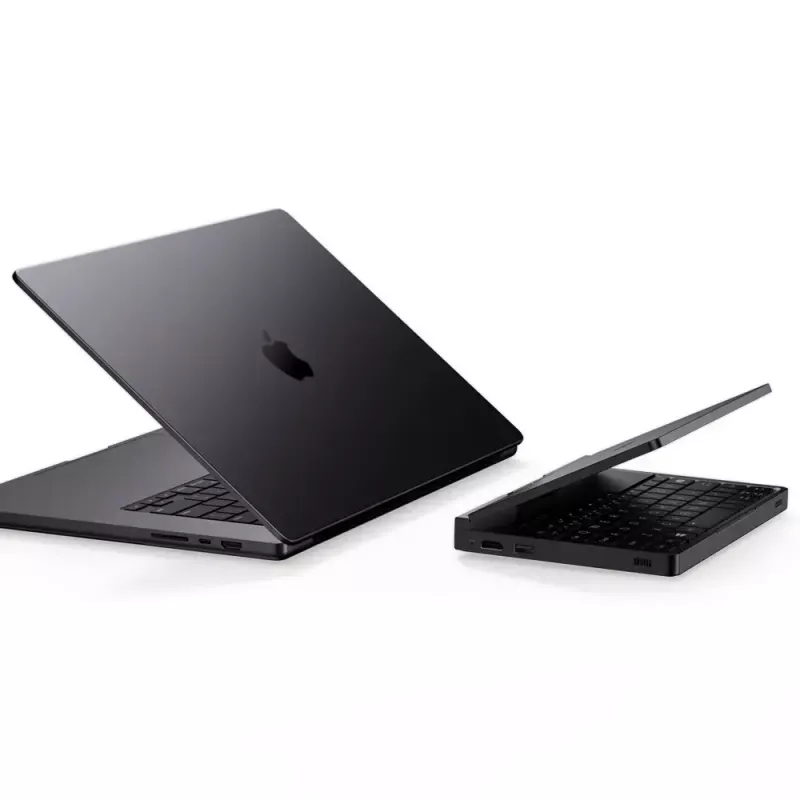 GPD Pocket 4 portátil — AMD Ryzen 7 8840U, 8 inch WQXGA 2560×1600 144Hz táctil, 16GB DDR5, 1TB NVMe, Radeon 780M, Windows 11, LAN, FPR, grafito