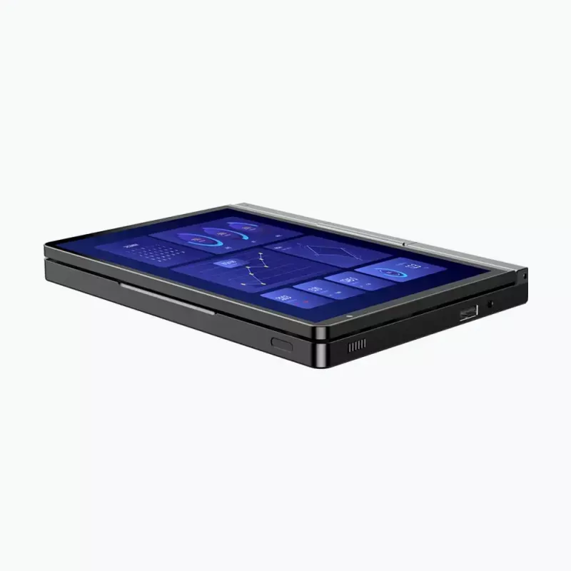 GPD Pocket 4 portátil — AMD Ryzen 7 8840U, 8 inch WQXGA 2560×1600 144Hz táctil, 16GB DDR5, 1TB NVMe, Radeon 780M, Windows 11, LAN, FPR, grafito