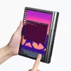 GPD Pocket 4 portátil — AMD Ryzen 7 8840U, 8 inch WQXGA 2560×1600 144Hz táctil, 16GB DDR5, 1TB NVMe, Radeon 780M, Windows 11, LAN, FPR, grafito