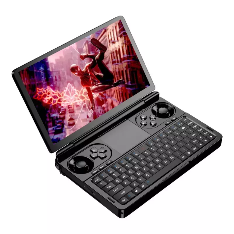 Portátil GPD WinMini HX370 — 7 inch FHD 120Hz táctil, AMD Ryzen AI 9 HX370, 32GB DDR5, 2TB NVMe, Radeon 890M, Win 11, negro
