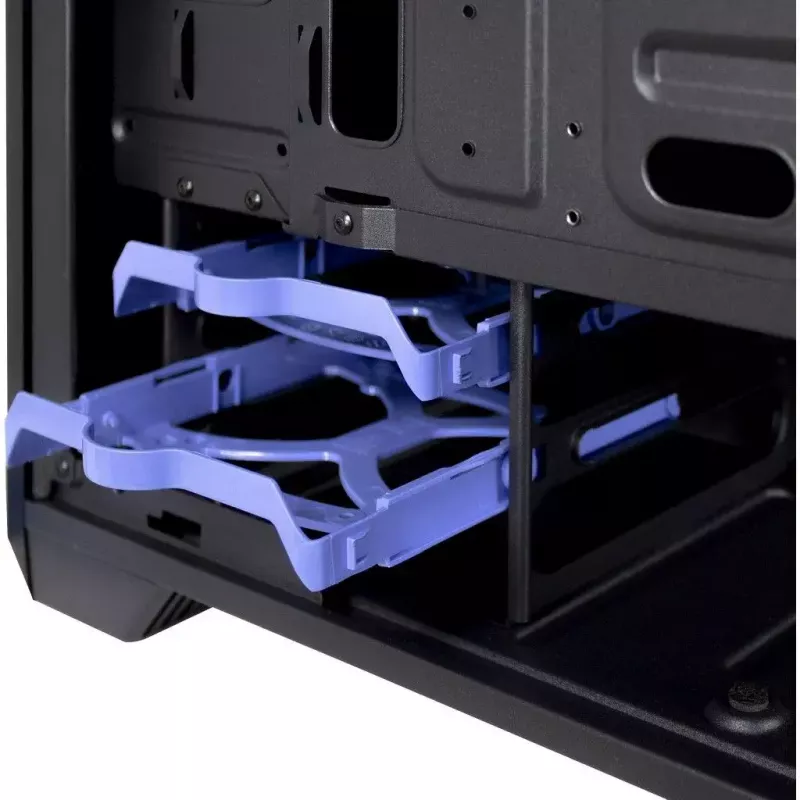 Caja de PC Inter-Tech H-606 Micro Tower negra