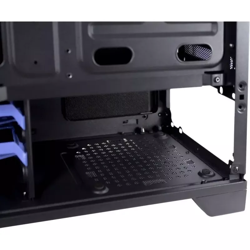 Caja de PC Inter-Tech H-606 Micro Tower negra