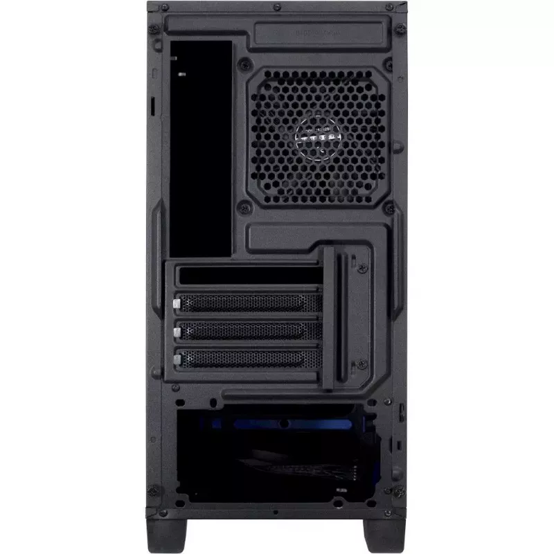 Caja de PC Inter-Tech H-606 Micro Tower negra